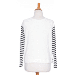 Chandail réversible Collins Rayé noir et blanc