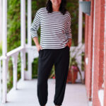 Chandail réversible Collins Rayé noir et blanc