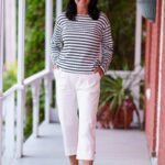 Chandail réversible Collins Rayé noir et blanc