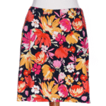 Jupe-cuissard cocktail Rouge orangé