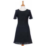 Robe litchi Noir