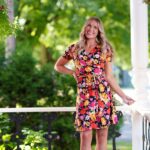 Robe margarita Rouge orangé