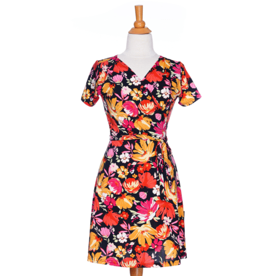 Robe margarita Rouge orangé