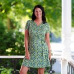 Robe margarita Vert bleu