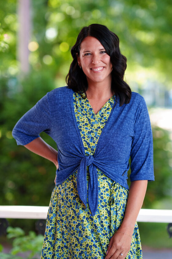 Boléro pétillant Bleu denim