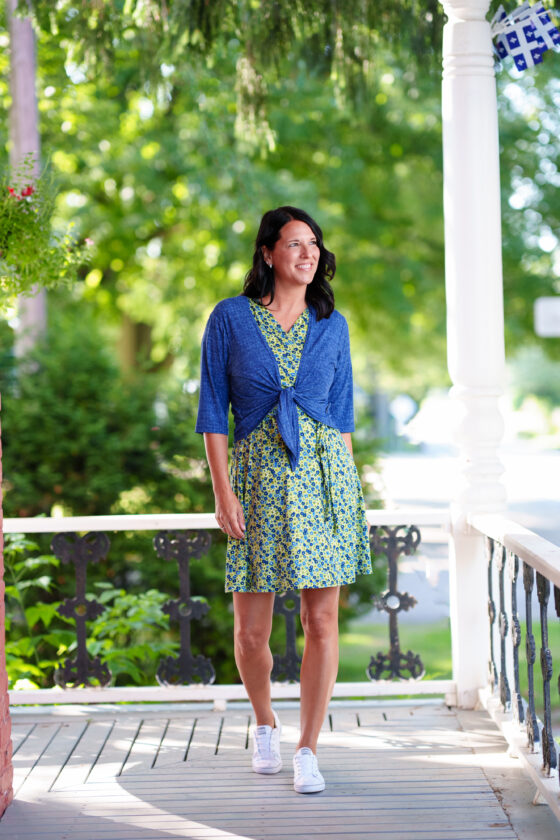 Boléro pétillant Bleu denim