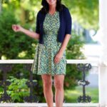 Robe margarita Vert bleu