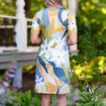 Robe mojito Bleu et jaune