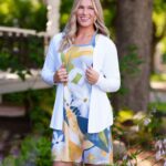 Robe mojito Bleu et jaune