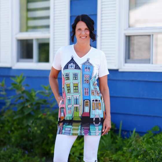 Tunique Cosmopolitan Maisonnettes