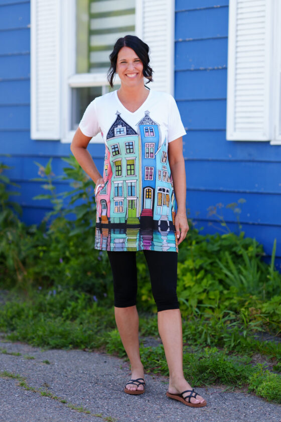 Tunique Cosmopolitan Maisonnettes