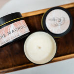 Chandelle de soja Pêche magnolia