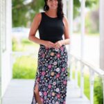 Jupe 7/8 fiesta Marguerites colorées