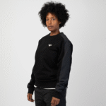 Chandail en molleton technique Noir