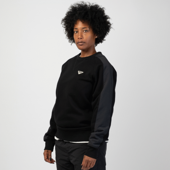 Chandail en molleton technique Noir