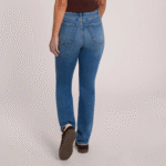 Jeans Emily taille haute Bleu