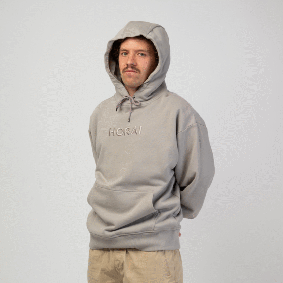 Hoodie épais Gris minéral