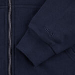 Hoodie zippé épais Marine