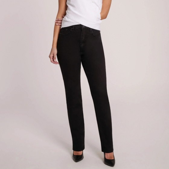 Jeans Emily taille haute Noir