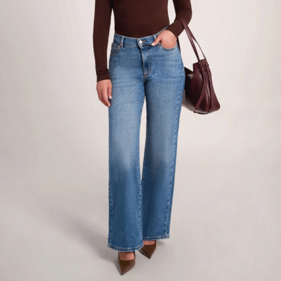 Jeans Lily taille classique Bleu