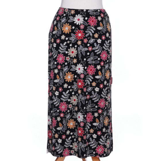 Jupe 7/8 fiesta Marguerites colorées