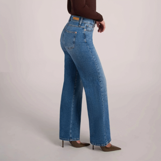 Jeans Lily taille classique Bleu