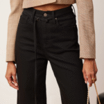 Jeans Lily taille haute Noir