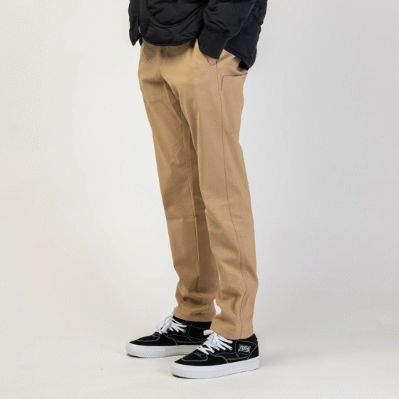 Pantalon chino extensible Beige