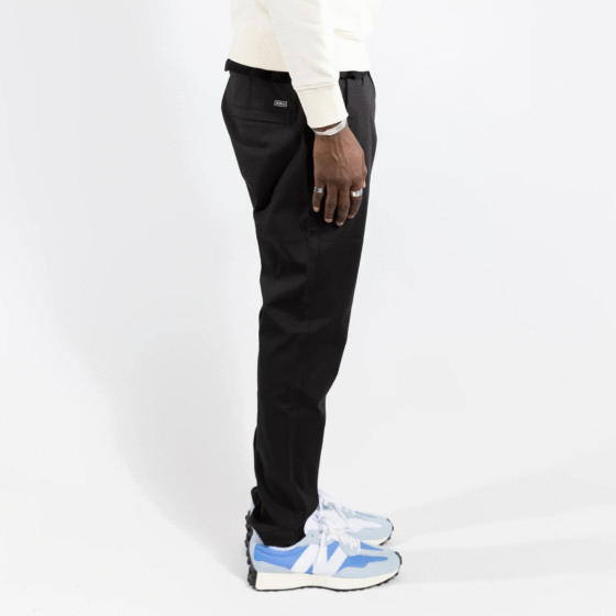 Pantalon chino extensible Noir