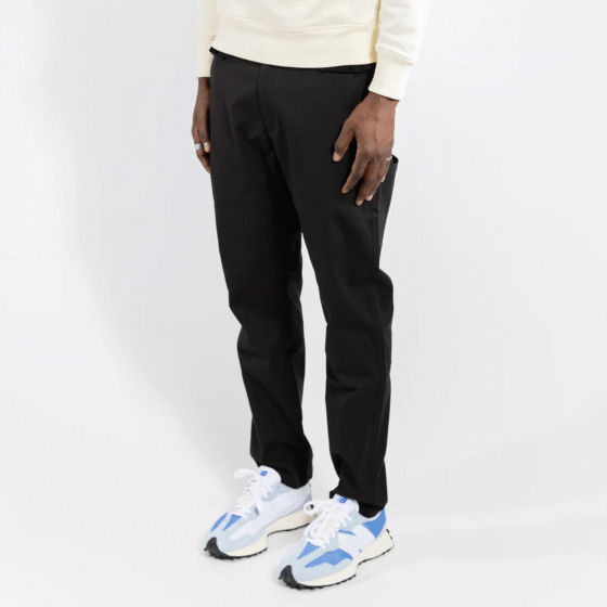 Pantalon chino extensible Noir
