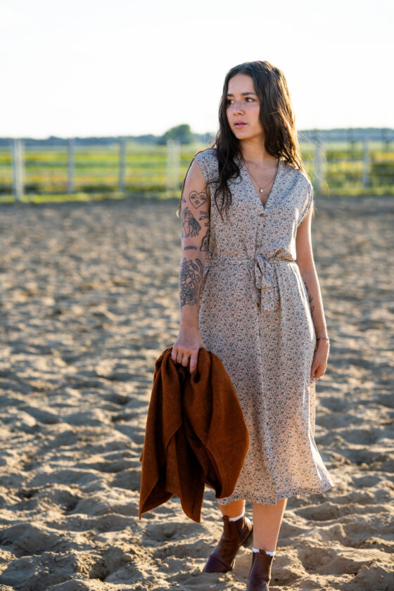 Robe flore vintage Fleurs vintages