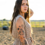 Robe flore vintage Fleurs vintages