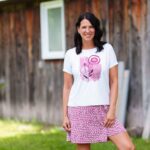 T-shirt tiki Aquarelle fleurie