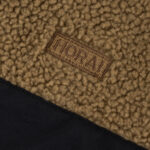 Veste à fermeture éclair en molleton berbère Caramel