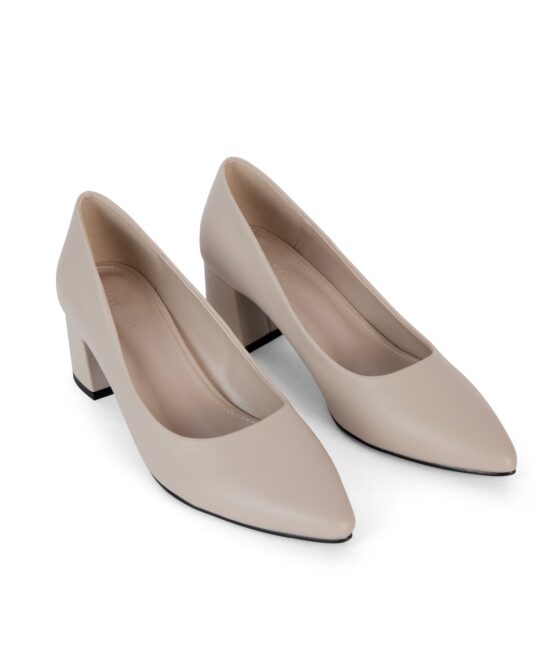 Soulier à talon bloc Alba Beige