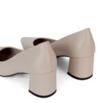 Soulier à talon bloc Alba Beige