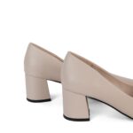 Soulier à talon bloc Alba Beige