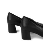 Soulier à talon bloc Alba Noir