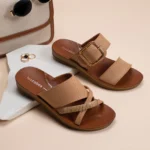 Sandale Bride Beige camel