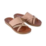 Sandale Bride Beige camel