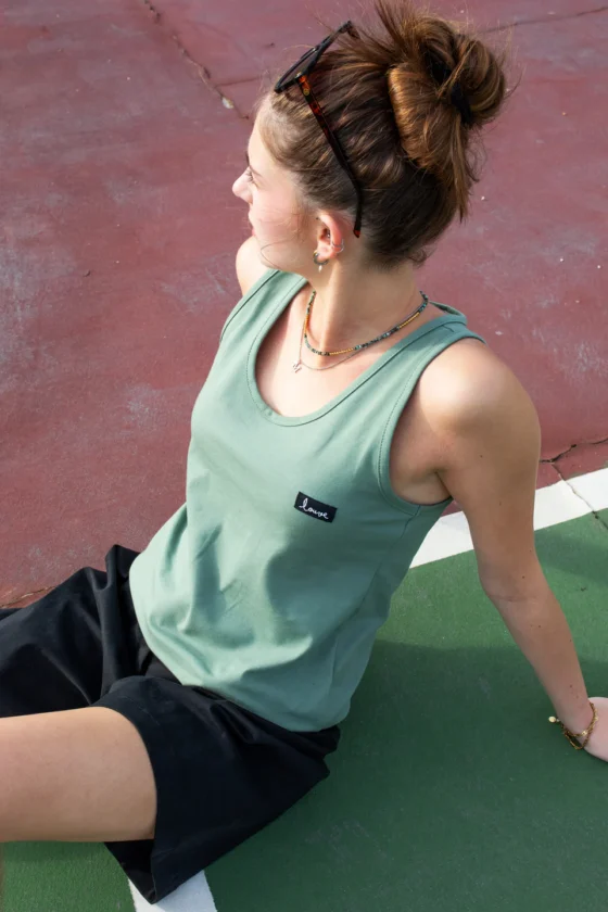 Camisole Louve classique Vert sauge