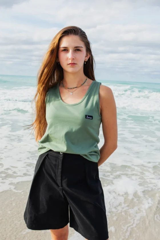 Camisole Louve classique Vert sauge