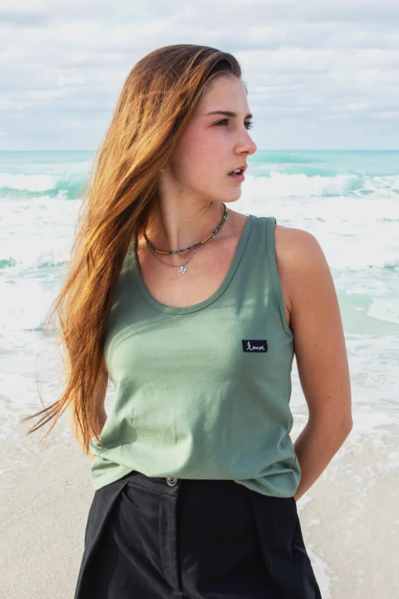 Camisole Louve classique Vert sauge