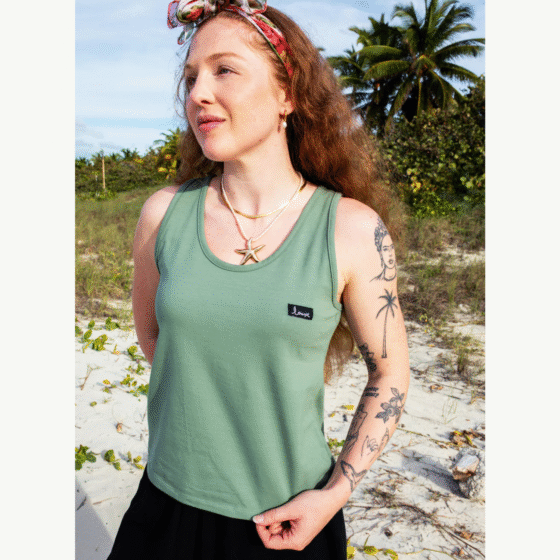 Camisole Louve classique Vert sauge