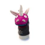 Marionnette licorne Laine recyclée