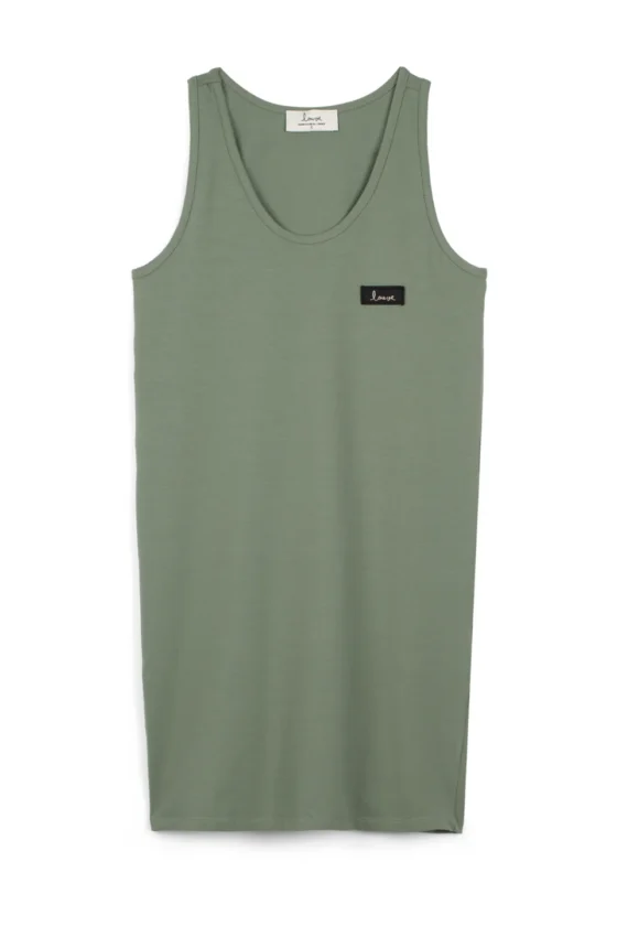Robe camisole classique Vert sauge
