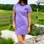 Robe t-shirt classique Lilas