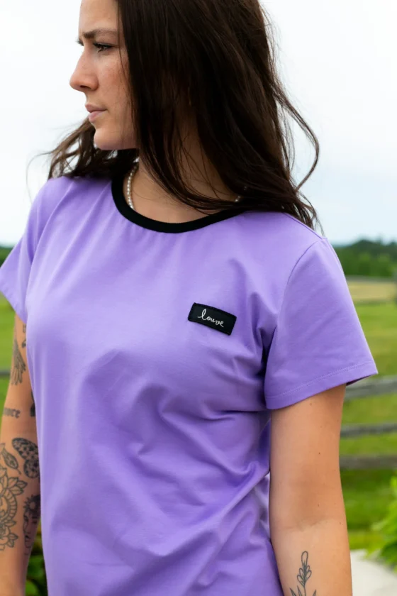 Robe t-shirt classique Lilas