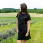 Robe t-shirt classique Noir