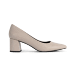 Soulier à talon bloc Alba Beige